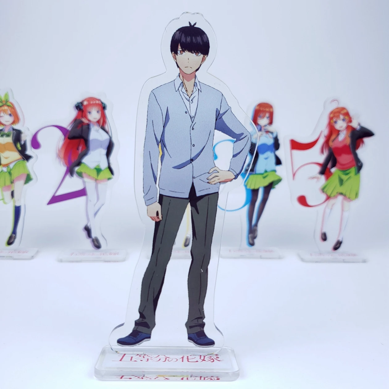 

Anime The Quintessential Quintuplets Acrylic Doll Nakano Ichika Nino Miku Yotsuba Itsuki Stand Figure 16cm Desk Plate Toys