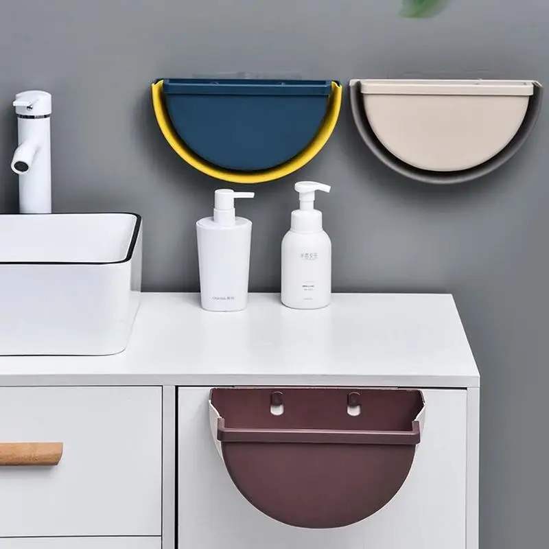 Многофункциональная складная корзина для мусора полипропиленовый подвесной