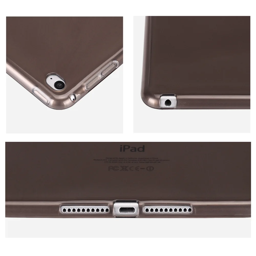 Конфеты прозрачный тонкий чехол из термопластичного полиуретана для iPad Pro 11 9,7 крышка пластыри на гелевой основе защитный чехол для iPad 2/3/4, 5, 6, Air1 Air2 Капа