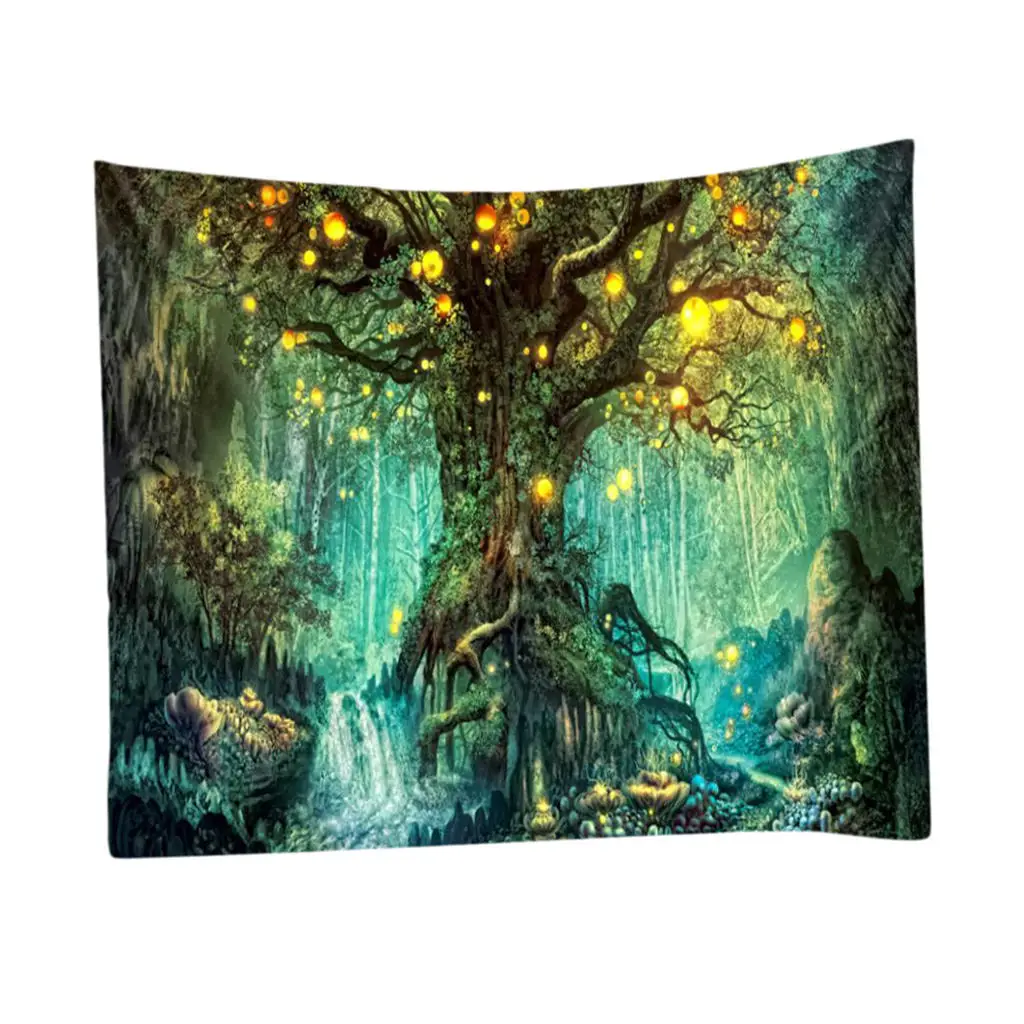 

Psychedelic Tree Tapestry Wall ing Indian Art Bedspread Decor