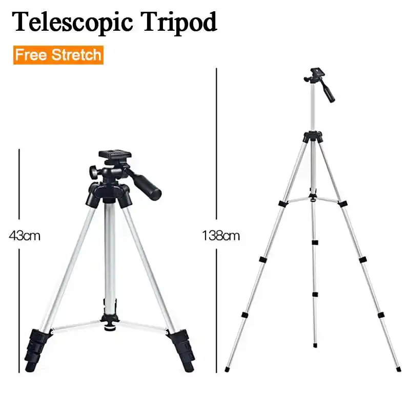 

Phone Tripod Holder Stand For Cell Phone Smartphone Universal Support Desk Portable Mobile Holder