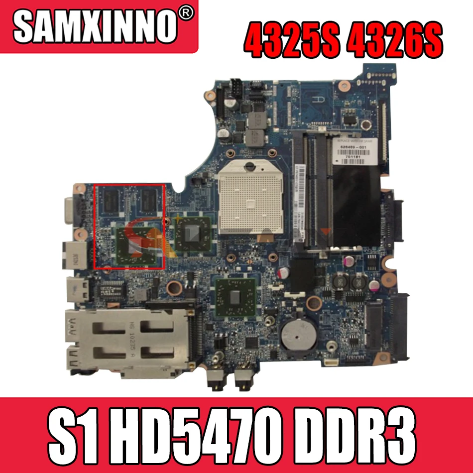 

Материнская плата Akemy 607654-001 для ноутбука HP Probook 4325S 4326S, разъем S1 HD5470 DDR3