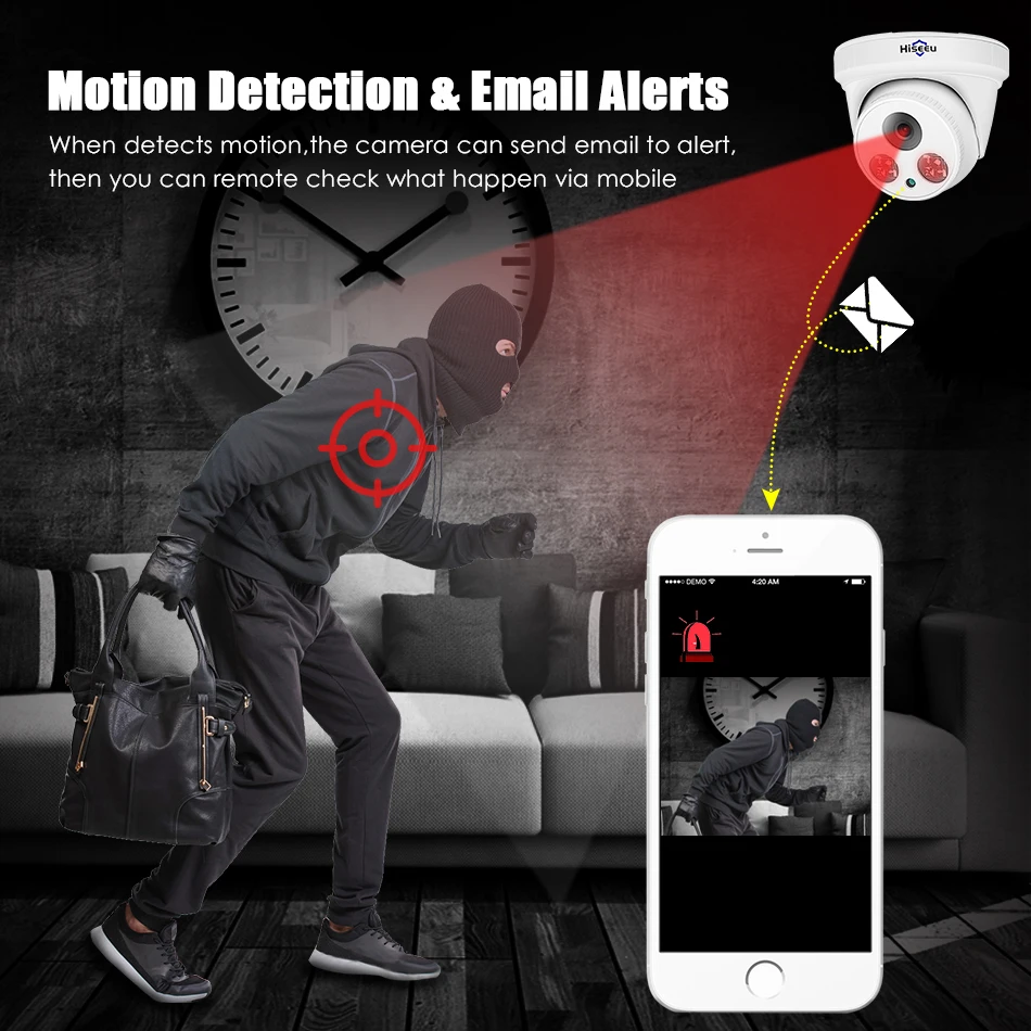 hiseeu 3mp 5mp poe ip camera h 265 dome camera 1536p night vision p2p motion detection for poe nvr 3 6 lens app view 30fps free global shipping