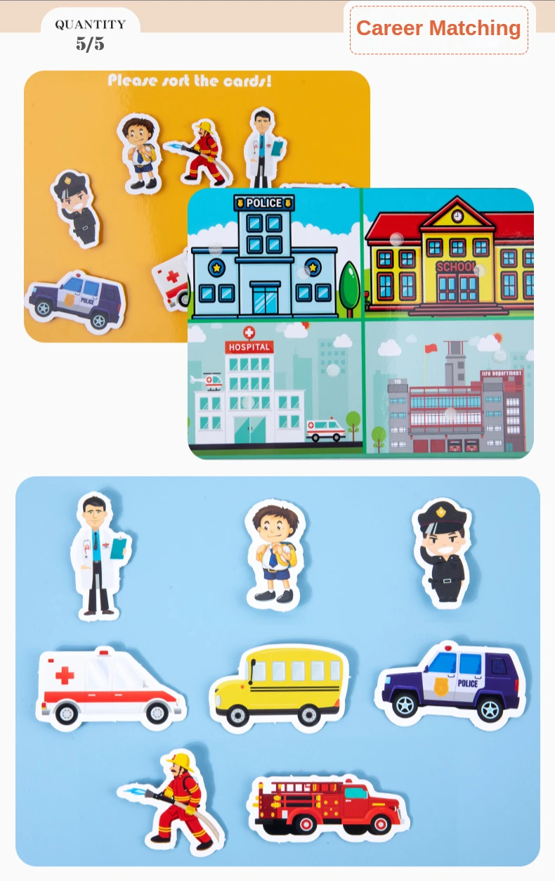 Детская Бесшумная книга Монтессори занятая доска Раннее Обучение сделай сам