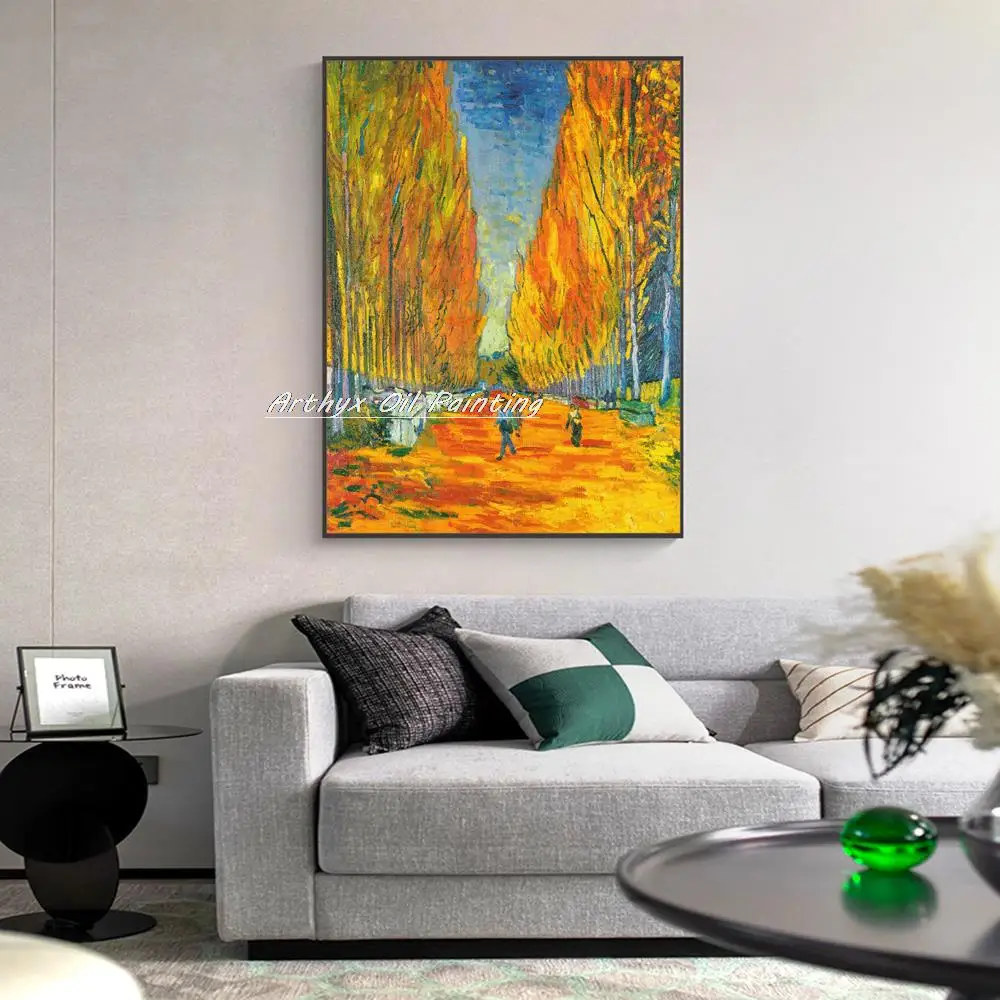 Arthyx Ручная роспись картина Винсента Ван Гога известная масляная живопись на