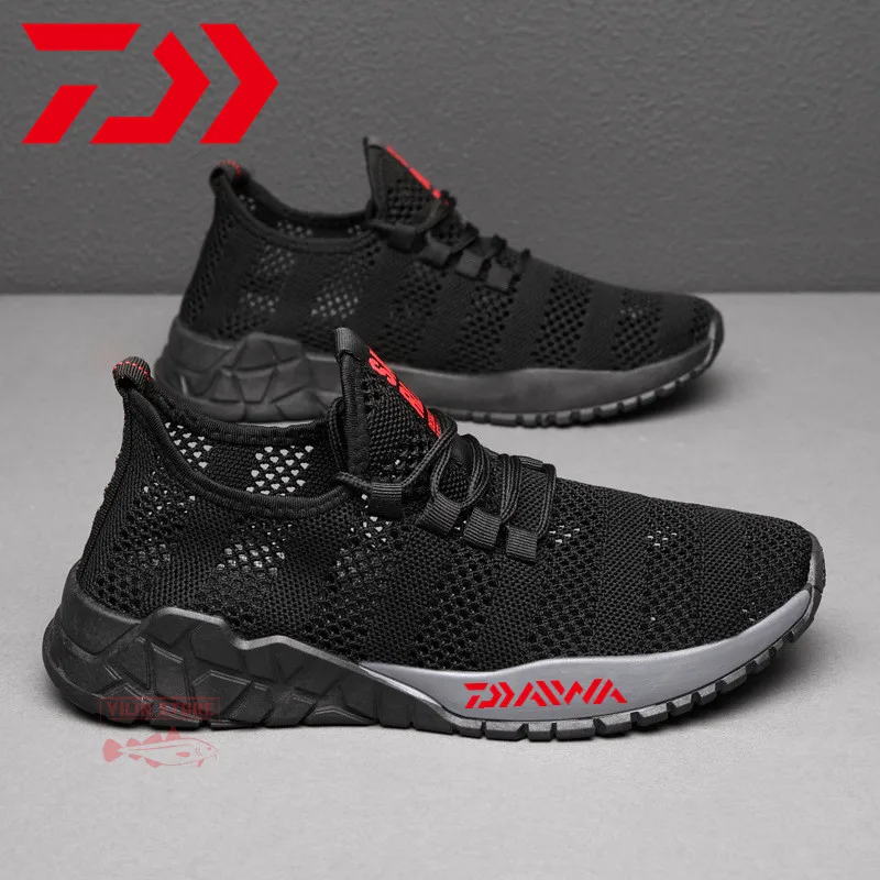 

Daiwa Fishing Shoes Men's Breathable Fishing Shoes Casual Travel Camping Shoes Summer Outdoor Sports Hiking Shoes Size 39-44