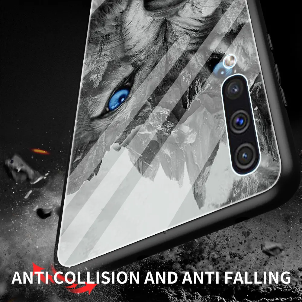 

Wolf Lion Animal Cat dog Phone Case For Samsung Galaxy A51 A71 A70 A50 A21s A31 A40 A30 A10 A20 A11 A01 A91 5G Glass Cover
