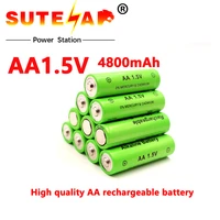 20pcs 1 5v aa battery 4800mah rechargeable battery ni mh 1 5 v aa battery for clocks mice computers toys so onfree shipping