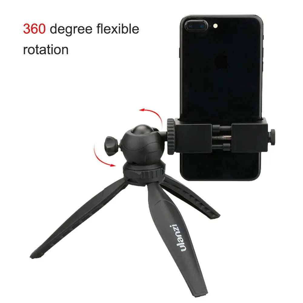 Карманный мини-штатив Ulanzi для настольного ПК с креплением на 360 ° и съемной