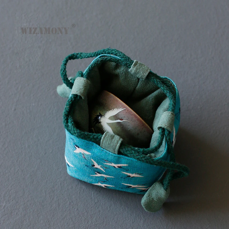 WIZAMONY пакеты для образцов чашек и кастрюль тканевые из хлопка льна хранения