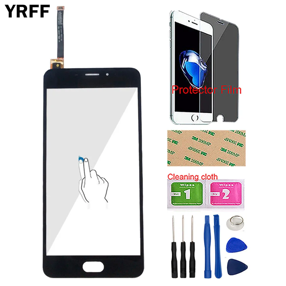 

Сенсорный экран телефона для Meizu M3E / Meilan E, сенсорная панель, стекло M3E, сенсор, дигитайзер, запасные части, инструменты, защитная пленка