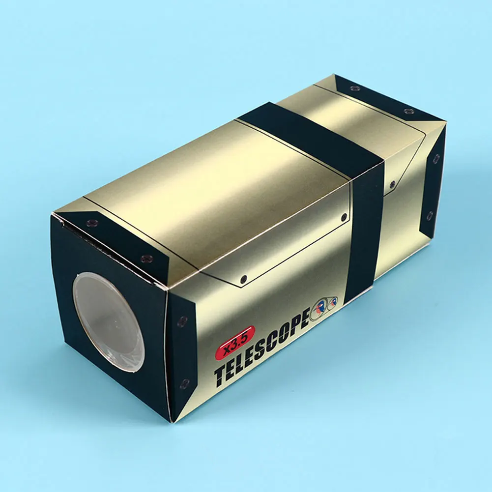 DIY бумажный Телескопический сборка модель перископа научная игрушка изобретение