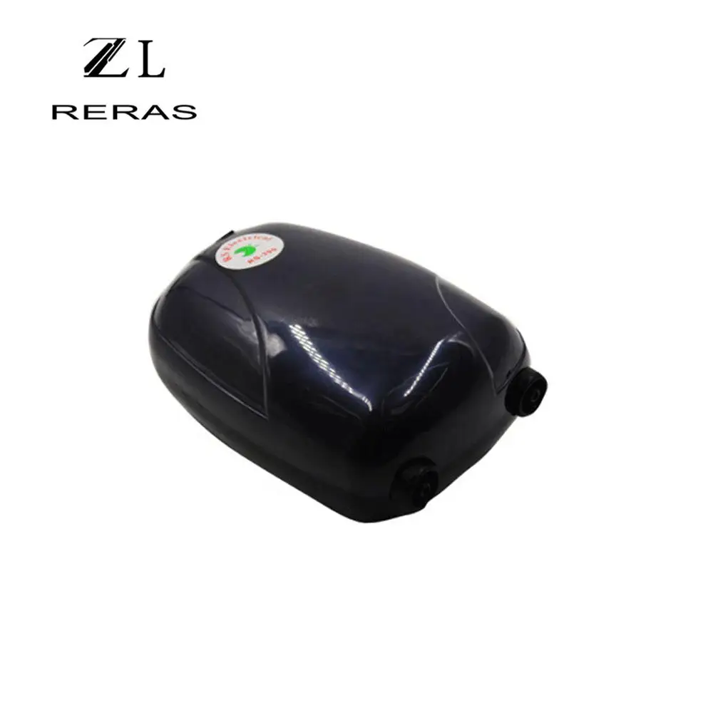 RS390 кислородный насос для аквариума, бесшумный воздушный насос с двумя отверстиями, кислородный насос для зарядки рыбной культуры, кислородный насос, аквариумные принадлежности