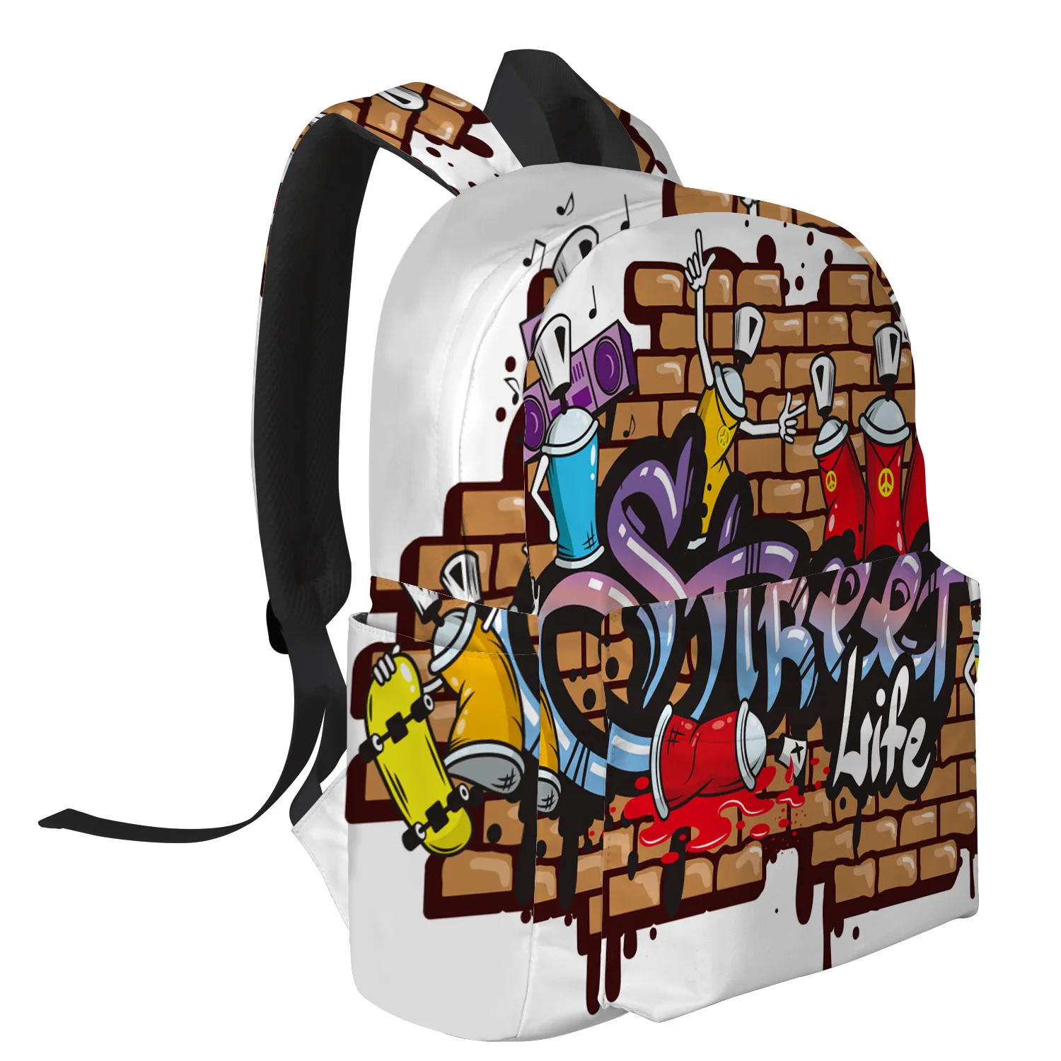 WHEREISART граффити художественные рюкзаки Внутренняя Рамка спортивный рюкзак обувь