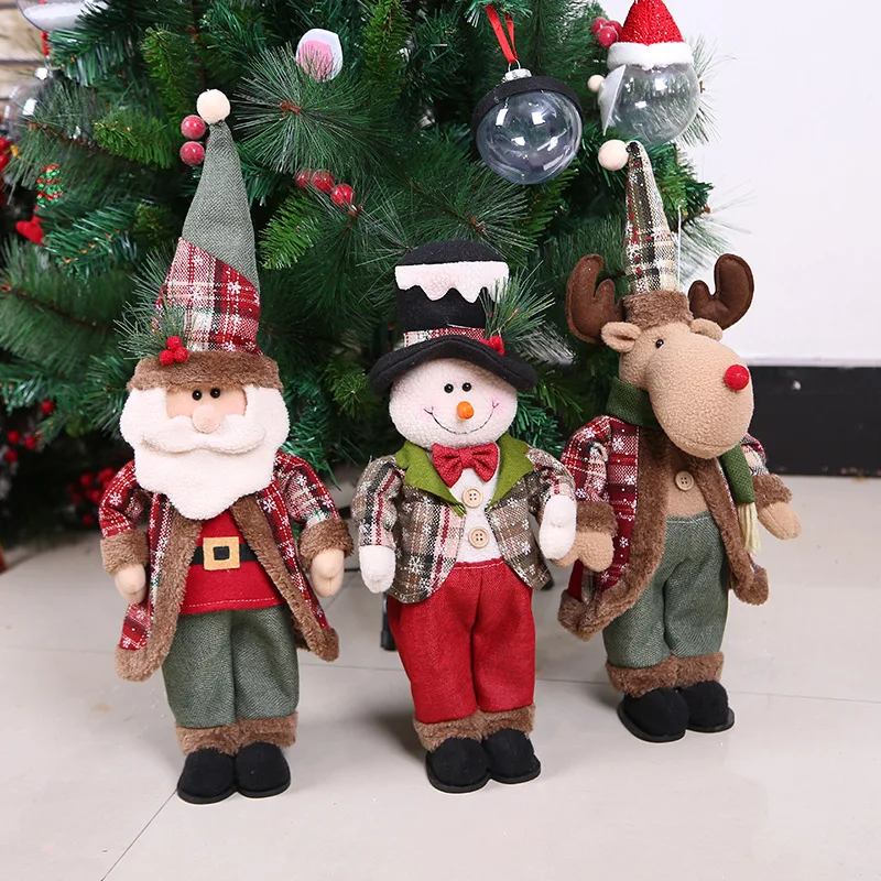 52 см Санта Клаус рождественские куклы Рождественские украшения для дома