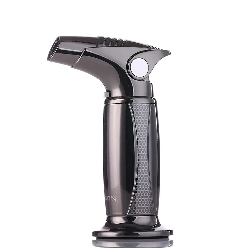 new windproof torch gas kitchen lighter jet spray gun butane metal cigar lighter welding outdoor bbq household igniter gadgets free global shipping