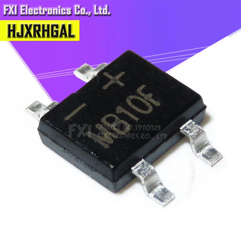 20 штук MB10F MB10 SOP4 1A 1000V SMD 20 штук MB10F MB10 SOP4 1A 1000V SMD