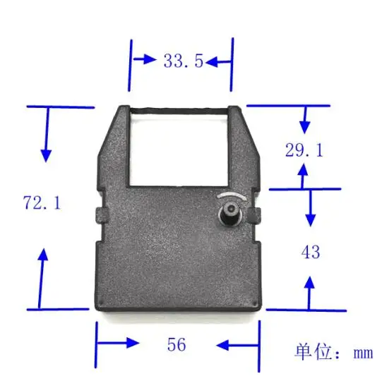 Сменная лента (черная) для матричного принтера/регистратора времени коммодора MPS