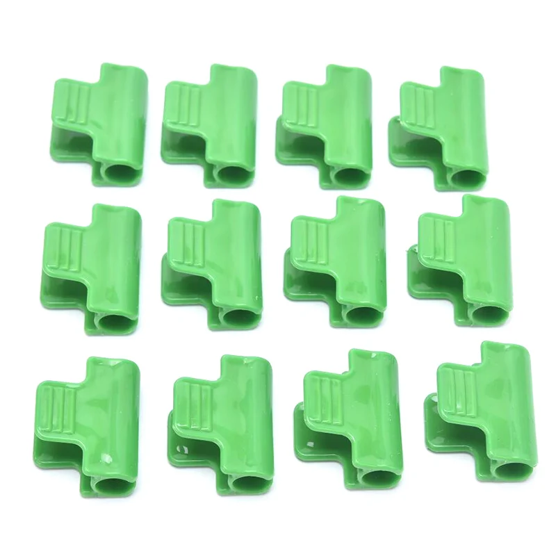 

24 Pcs Gardening Supplies Plastic Film Buckle Clip Greenhouse Snap Clamps Film Buckle Clamps Plastic Pipe Clamps