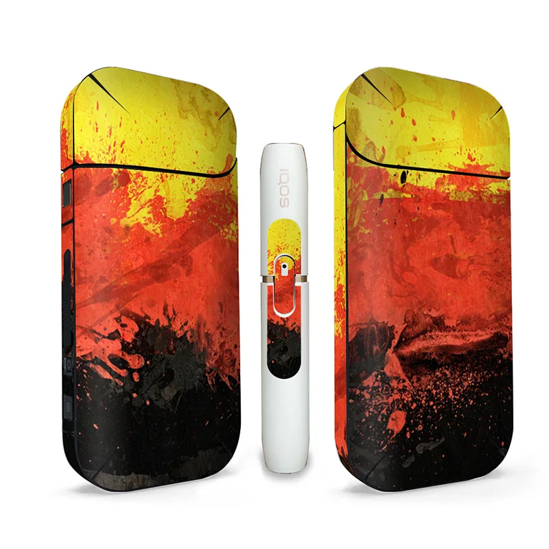 2 шт. дизайн флага для кожи IQOS электронных сигарет универсальная наклейка iqos 4 plus