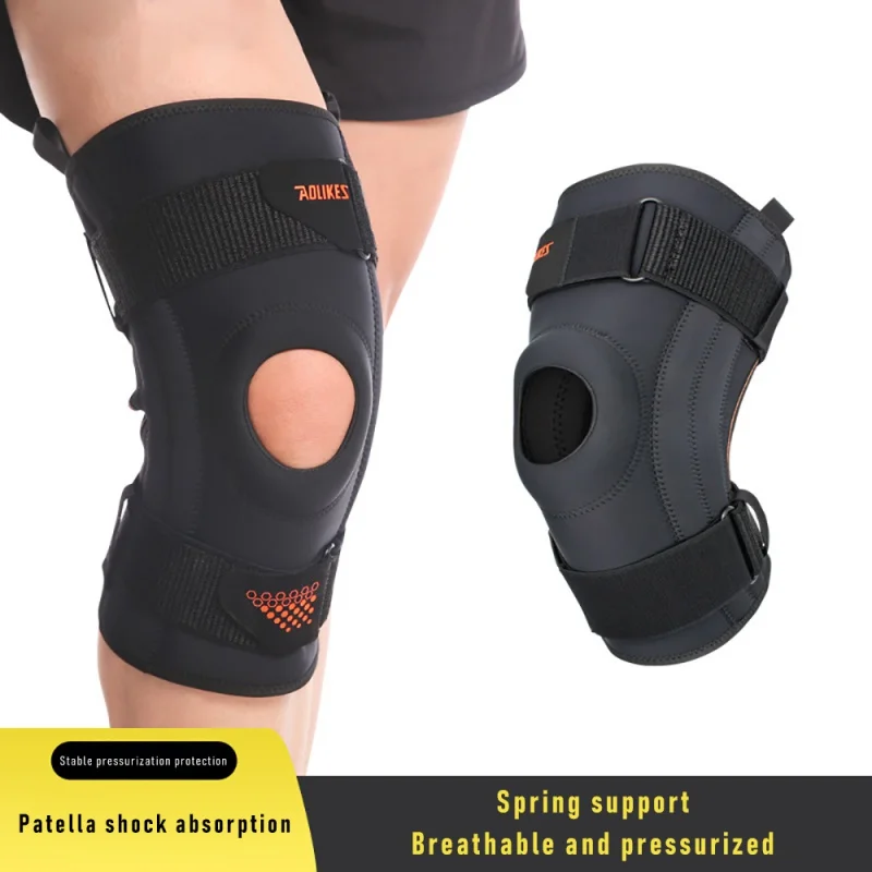 

Adjustable Compression Knee Sleeves with Patella Gel Pads&Side Stabilizers Targeted Knee Support