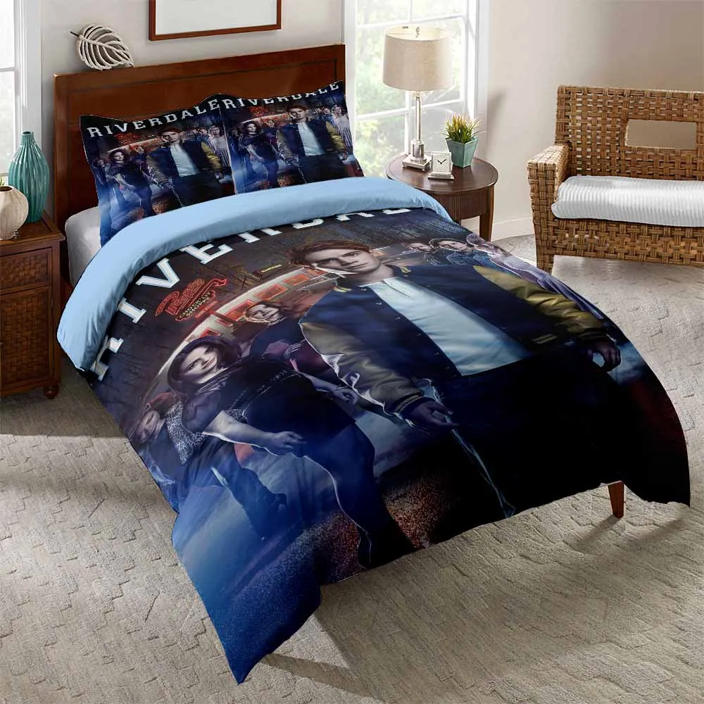 

Bizarre Movies Bedding Sets Riverdale Comforter Cover Pillowcase Single Double Full Queen King Size Set Linen Decor Bedroom Bed