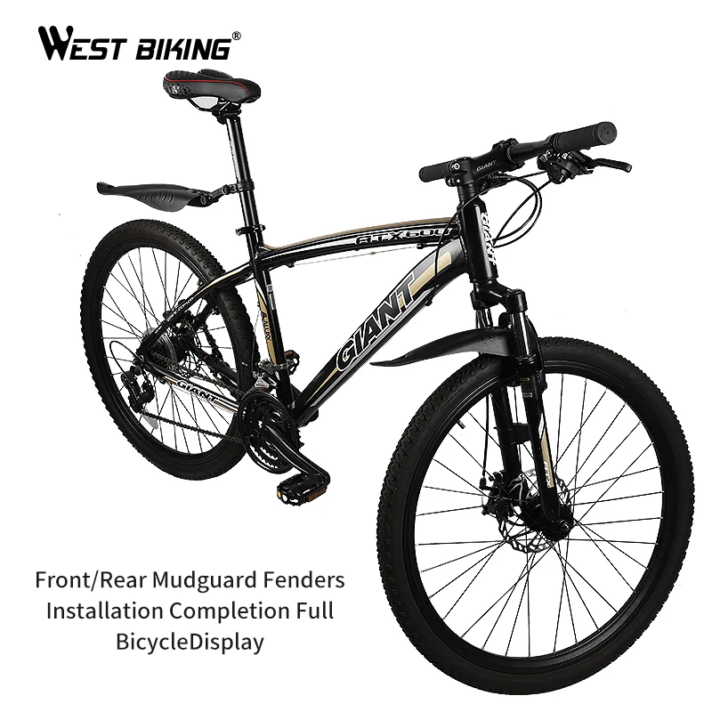 West Biking Велоспорт передние/задние отражатели крыла набор высокой интенсивности горный велосипед крылья для велосипеда оборудование велосипед крылья