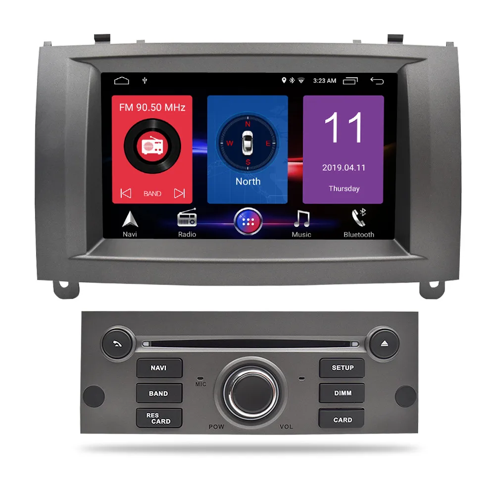 Автомобильный DVD плеер мультимедийная стерео система на Android 10 0 с 7 &quotэкраном GPS Wi