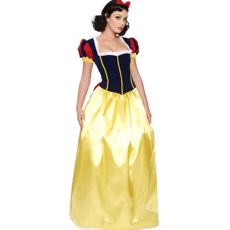 Сексуальный костюм Белоснежки для взрослых Пурим карнавальное костюмы на