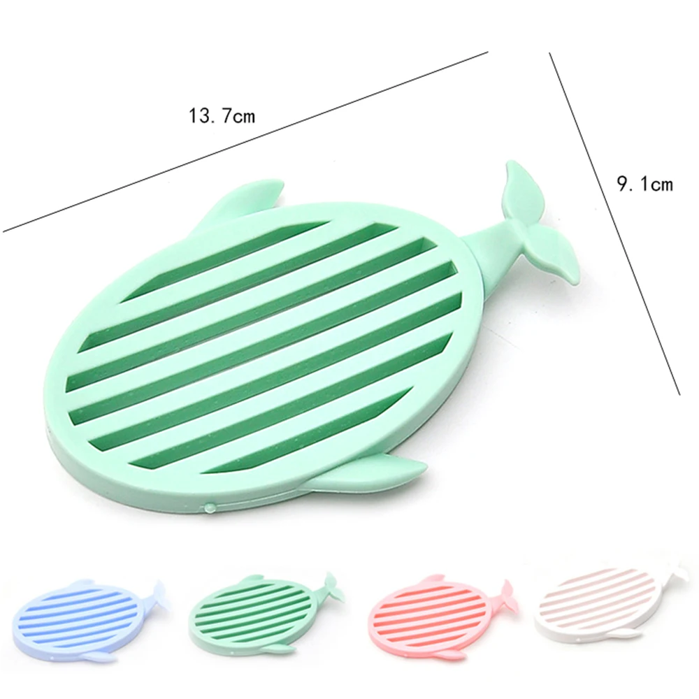 Портативные мыльницы в форме Кита чехол для ванной комнаты дорожная подставка