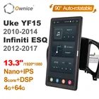 13,3 дюймовая 1920*1080 Ownice Android 10,0 Автомагнитола для Nissan Juke YF15 2010-2014 Infiniti ESQ 2012-2017 GPS автоповоротная