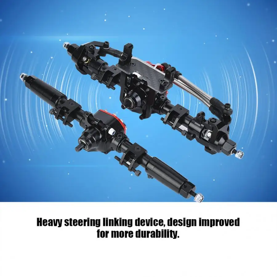 1/10 RC алюминиевый сплав Передняя и задняя ось для комплект автомобильных