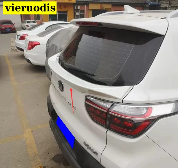 Задний Средний спойлер для Kia Sportage 2018 2019 высокое качество грунтовка цвет АБС