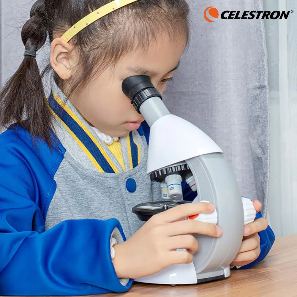 

CELESTRON Biological Microscope Zoom 40-640X LED Home School Science Observation Explore Monocular Student Laboratory Microscopi