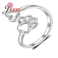 top vendor simple elegant rose gold color knuckle finger rings 925 sterling silver resizeable open anillos mujer jewelry