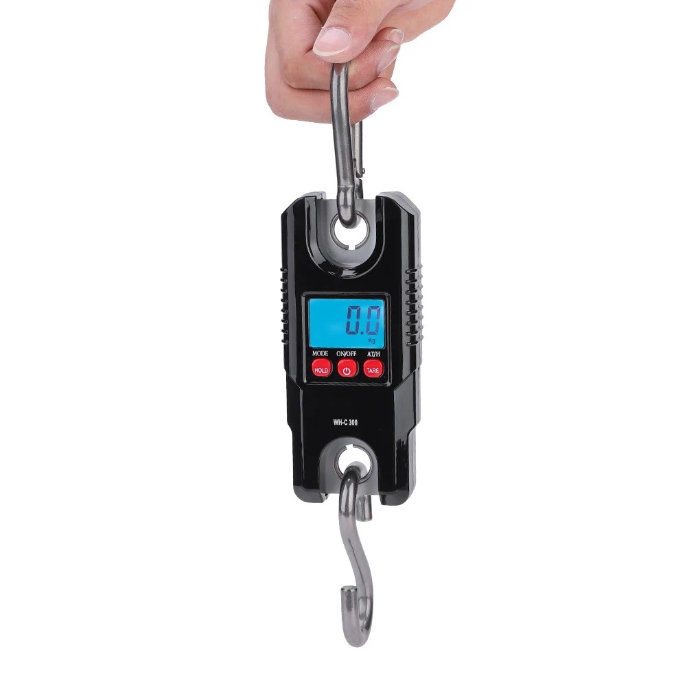 

Портативные пластиковые электронные цифровые подвесные весы Weiheng WH-C 300 кг с крючком для рыбалки
