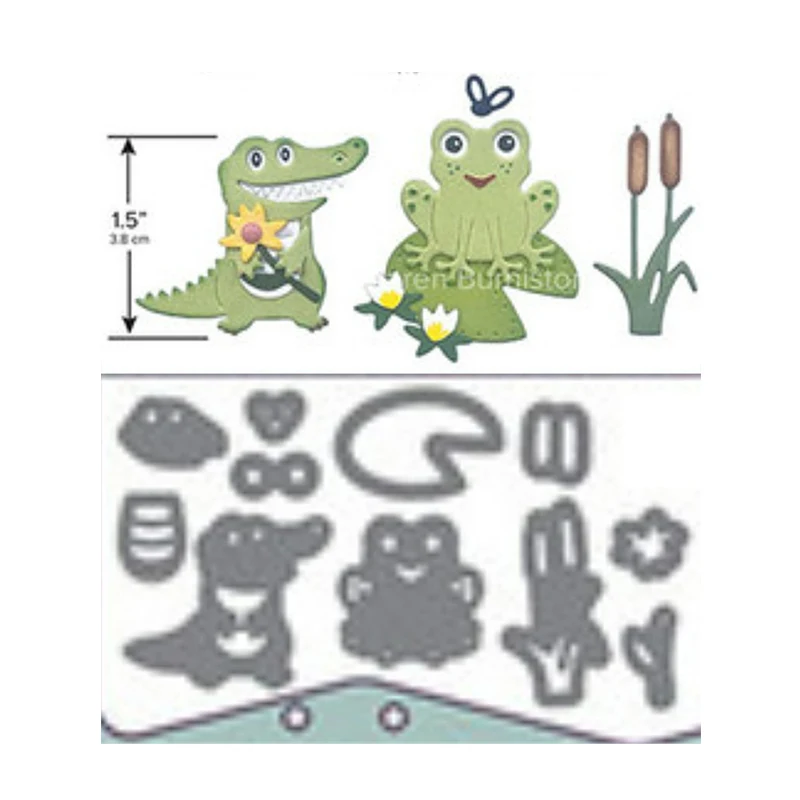 

Reusable Metal Cutting Bayou Animals Dies Diy Embossing to Make Greeting Card Photo Album Gift Decoration New Arrival Hot Sale