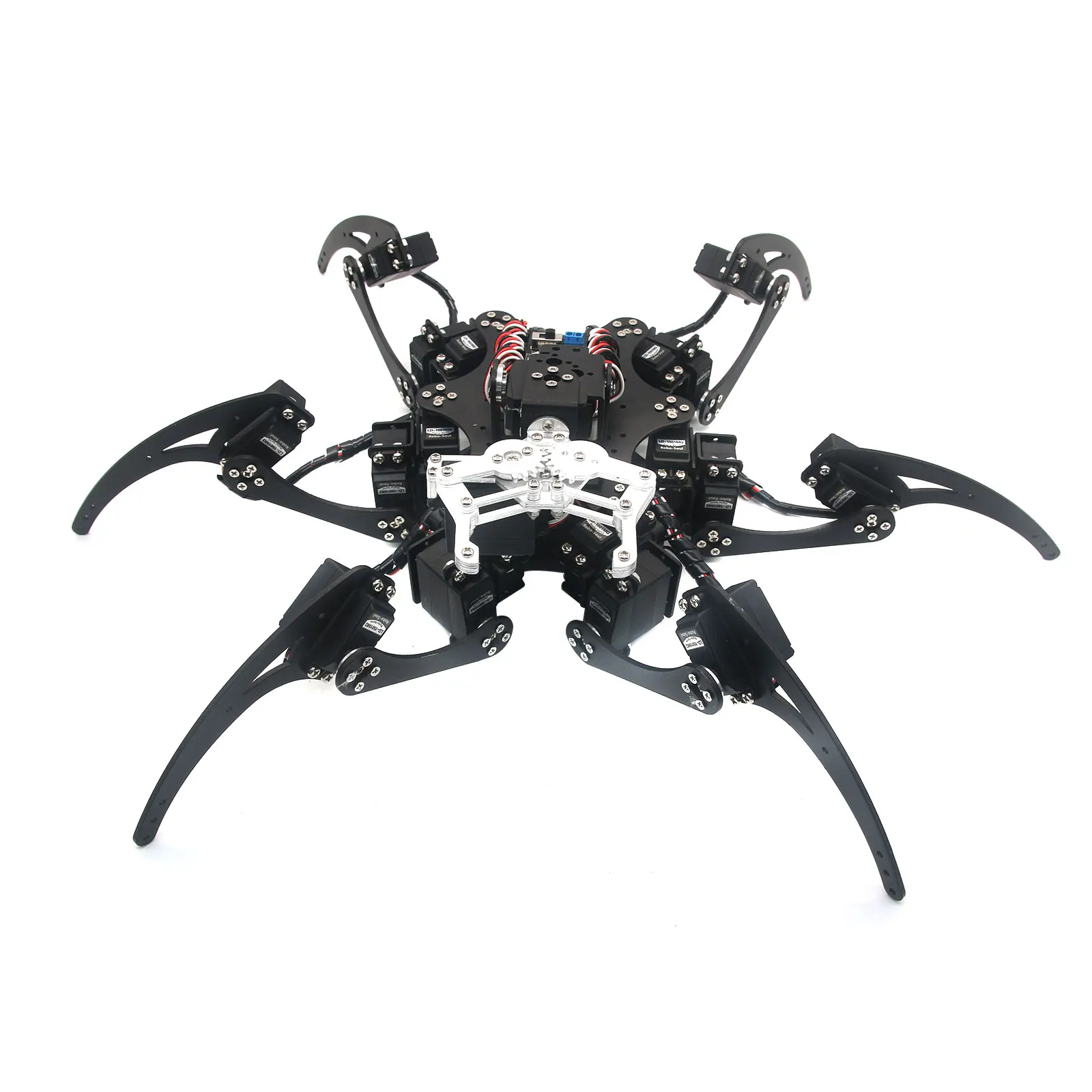 20DOF алюминиевый шестиножный робот паук|robot spider|hexapod robotrobot spider kit |