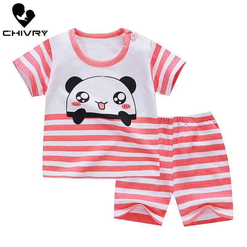 Новинка 2020 комплекты детской одежды для мальчиков летняя Милая футболка с