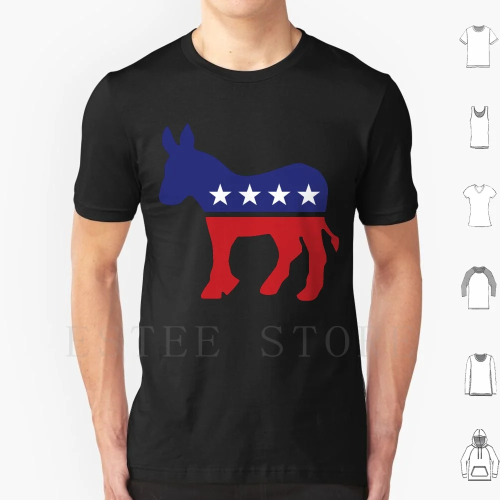 

Democrat Original Donkey T Shirt Cotton Men DIY Print Democrat Democratic Party Democratic Political Political Politics Donkey