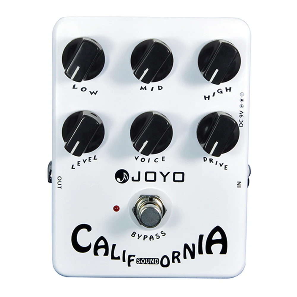 JOYO JF-15 Overdrive звуковая педаль с эффектом Калифорнии для электрогитары имитации за