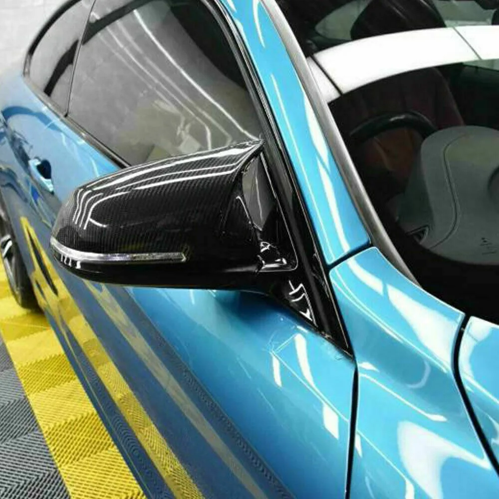 

ABS Material With Carbon Fiber Pattern Car Rearview Mirror Cover Replace Caps For BMW F20 F21 F22 F23 F30 F32 FOR 1 2 3 4 SERIES