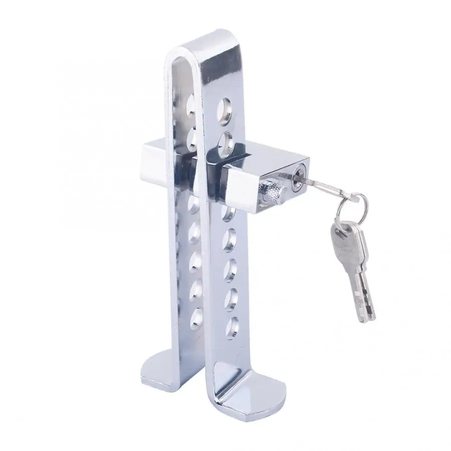 Блокировка педали тормоза 8 отверстий автомобильный стальной замок сцепления