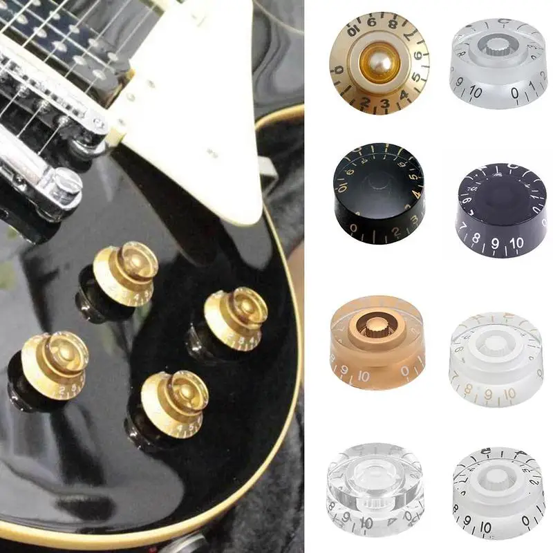 4 шт. регулятор громкости гитары крышка потенциометра голосовое управление басов