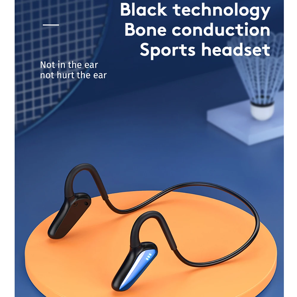 

Bone Conduction Headphones Bluetooth 5.0 Portable Sports Fitness Waterproof Wireless In-Ear Headphones