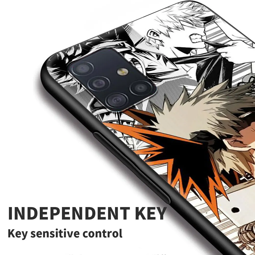 

Phone Case For Samsung A21s A51 A71 A91 A72 A52 A42 A41 A32 A31 A21 EU A12 A11 A02 A02s A01 Anime Boku no Hero Academia Capa