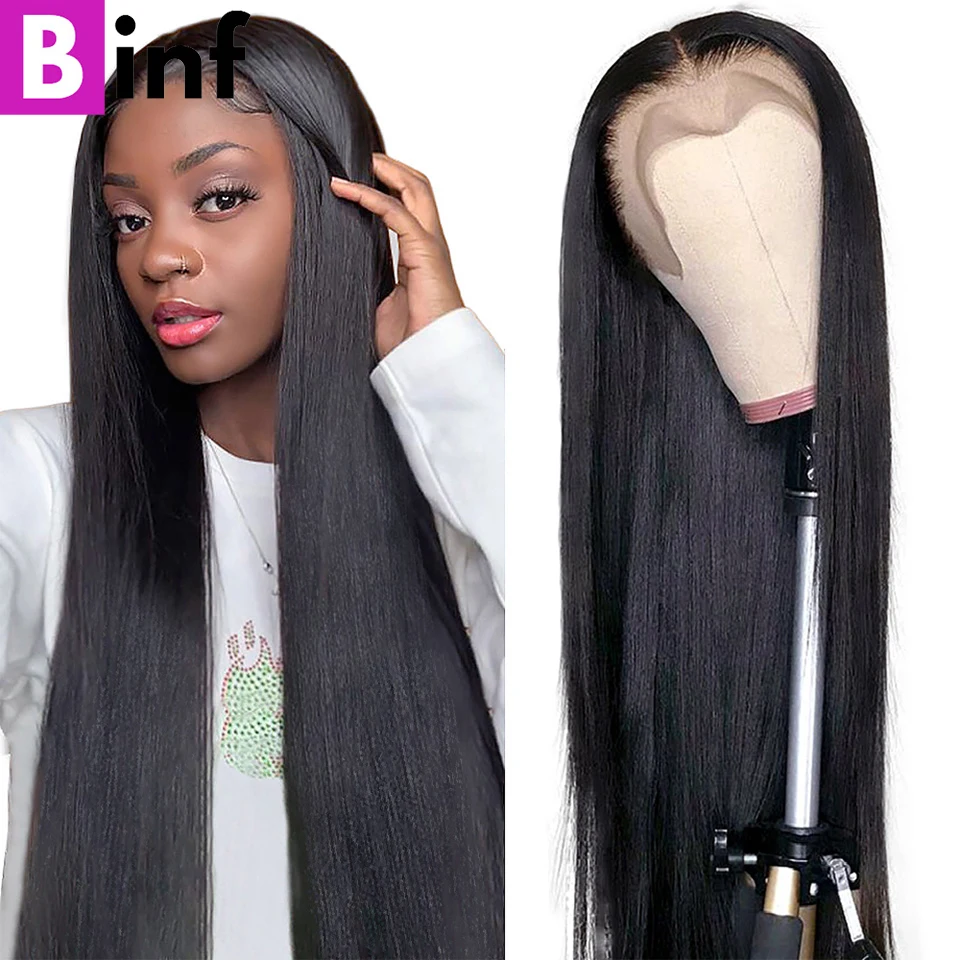 180% плотные прямые человеческие волосы на сетке парики 4 х4 парик с детскими