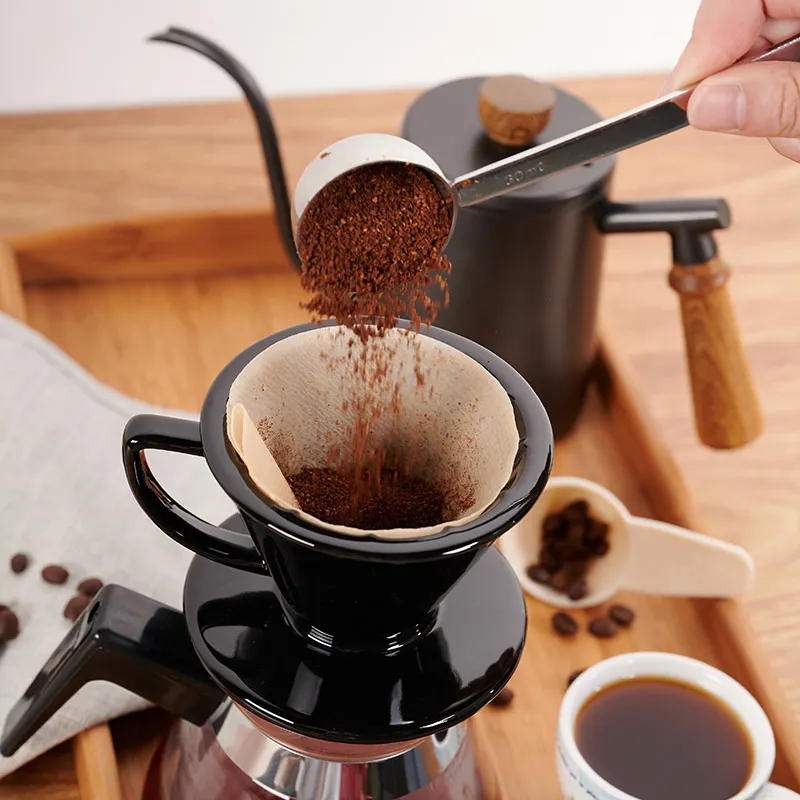 買取 ハンドパンチドリップコーヒーポットフィルターカップマニュアルグラインダー現代高級コーヒーメーカーツールホームboiteカフェcoffewareセットDG50CS