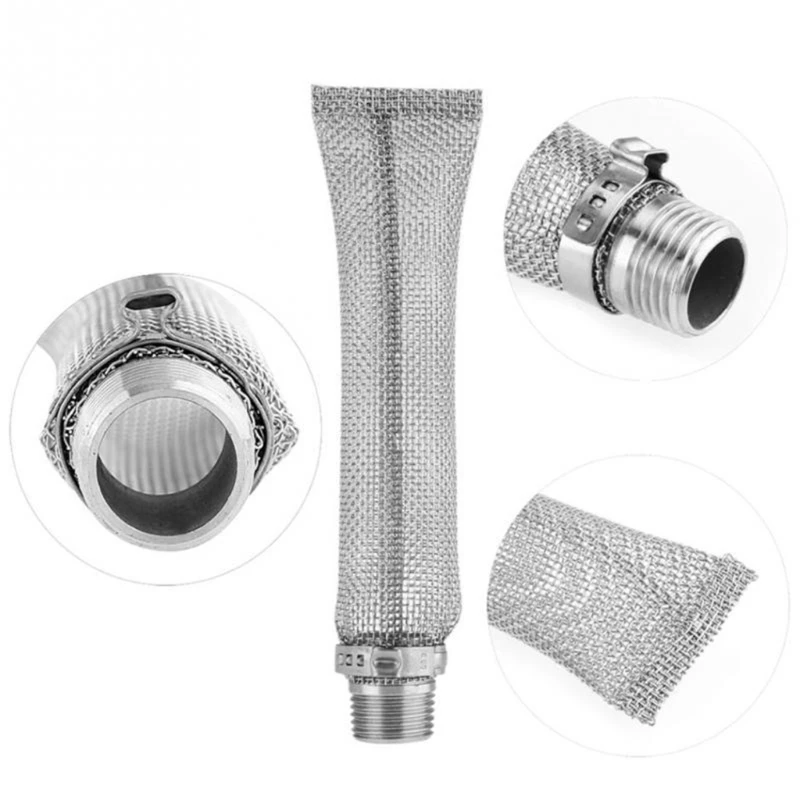 

Brewing Kettle Stainless Steel Beer Filter Bazooka Screen Home Tools Reusable Mu M17E