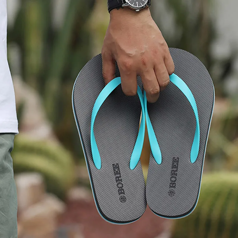 Шлепанцы BOREE Мужская обувь дезодорирующая Нескользящая Летняя мужская пляжная